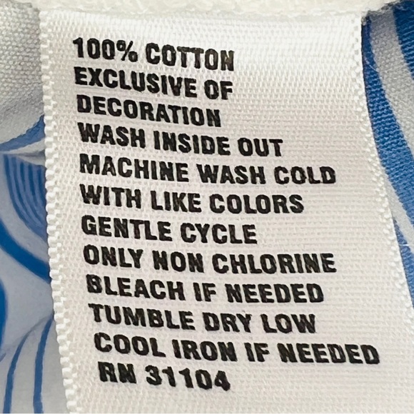 Large Crown & Ivy Montauk Weekend Short Sleeve Crab Embroidered Top - Picture 6 of 6